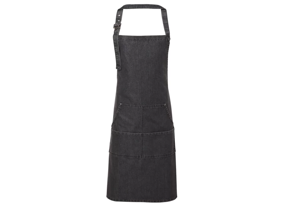 Jeans Stitch Denim Bib Apron FullGadgets.com