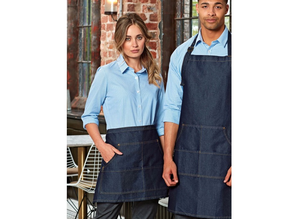 Jeans Stitch Denim Waist Apron FullGadgets.com