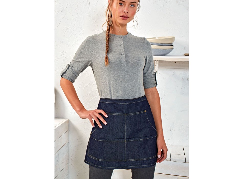 Jeans Stitch Denim Waist Apron FullGadgets.com
