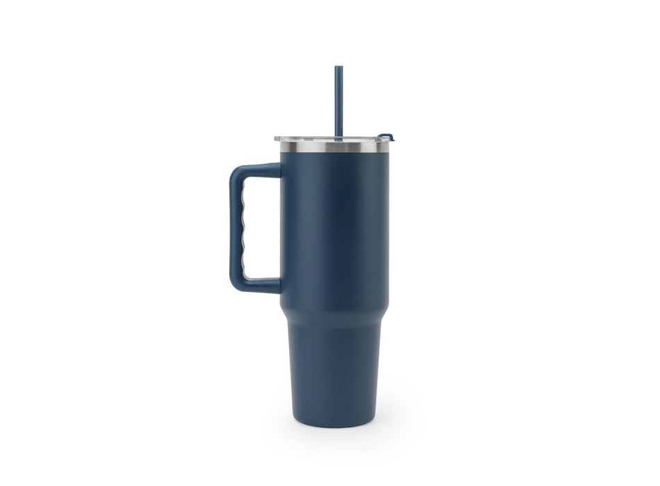 JOYNER XL. Tazza da viaggio grande in acciaio inossidabile (riciclata al 91%) con doppia parete isolata sottovuoto e finitura opaca da 1300 ml FullGadgets.com