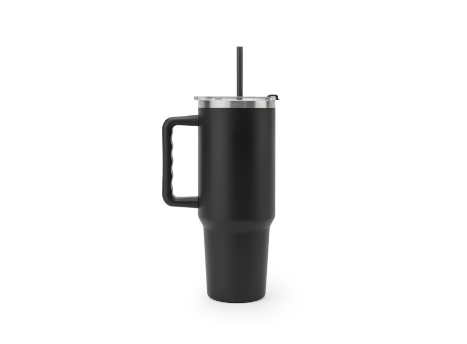 JOYNER XL. Tazza da viaggio grande in acciaio inossidabile (riciclata al 91%) con doppia parete isolata sottovuoto e finitura opaca da 1300 ml FullGadgets.com