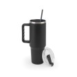 JOYNER XL. Tazza da viaggio grande in acciaio inossidabile (riciclata al 91%) con doppia parete isolata sottovuoto e finitura opaca da 1300 ml FullGadgets.com