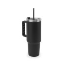 JOYNER XL. Tazza da viaggio grande in acciaio inossidabile (riciclata al 91%) con doppia parete isolata sottovuoto e finitura opaca da 1300 ml FullGadgets.com