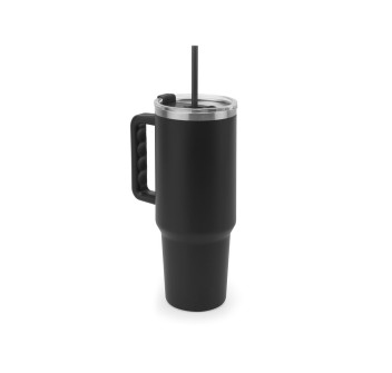 JOYNER XL. Tazza da viaggio grande in acciaio inossidabile (riciclata al 91%) con doppia parete isolata sottovuoto e finitura opaca da 1300 ml FullGadgets.com