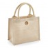 Shopper In Juta Elegante Personalizzabile Con Bottone