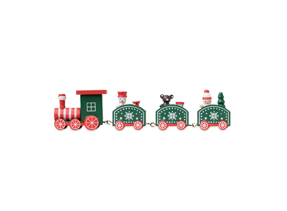 JUNA - Treno di Natale in legno FullGadgets.com