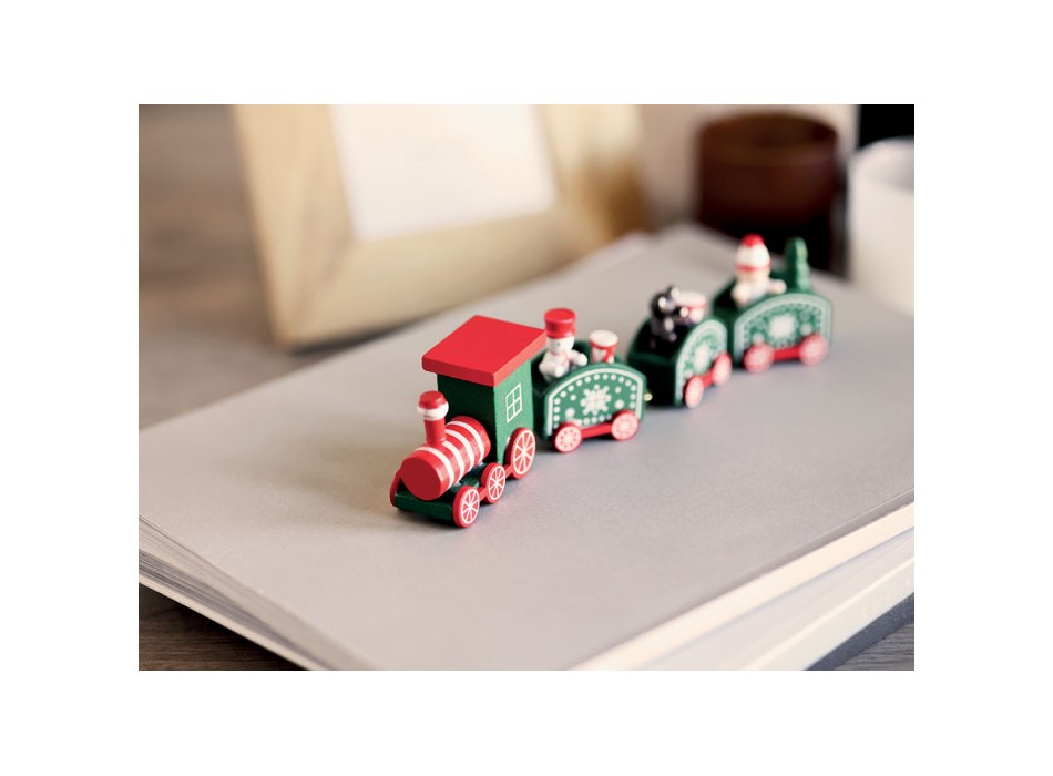 JUNA - Treno di Natale in legno FullGadgets.com