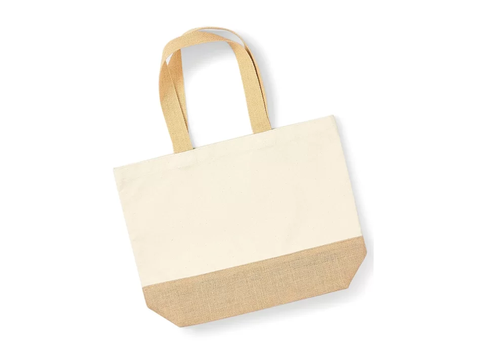 Jute Base Canvas Tote FullGadgets.com