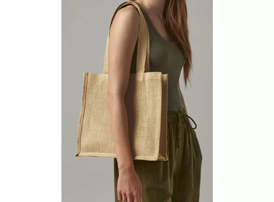 Jute Compact Tote FullGadgets.com