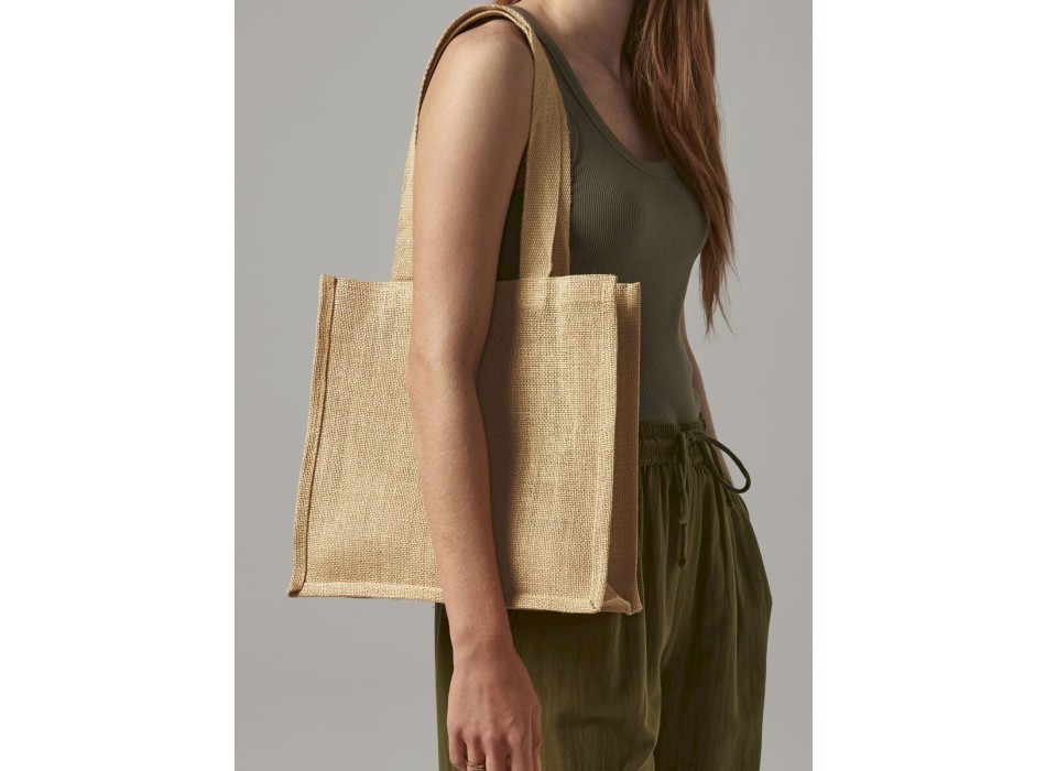 Jute Compact Tote FullGadgets.com
