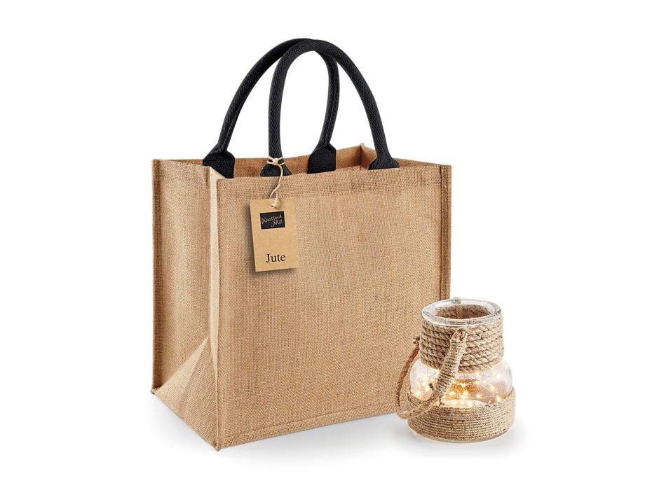 JUTE MIDI TOTE 100%J 30X30X19 FullGadgets.com