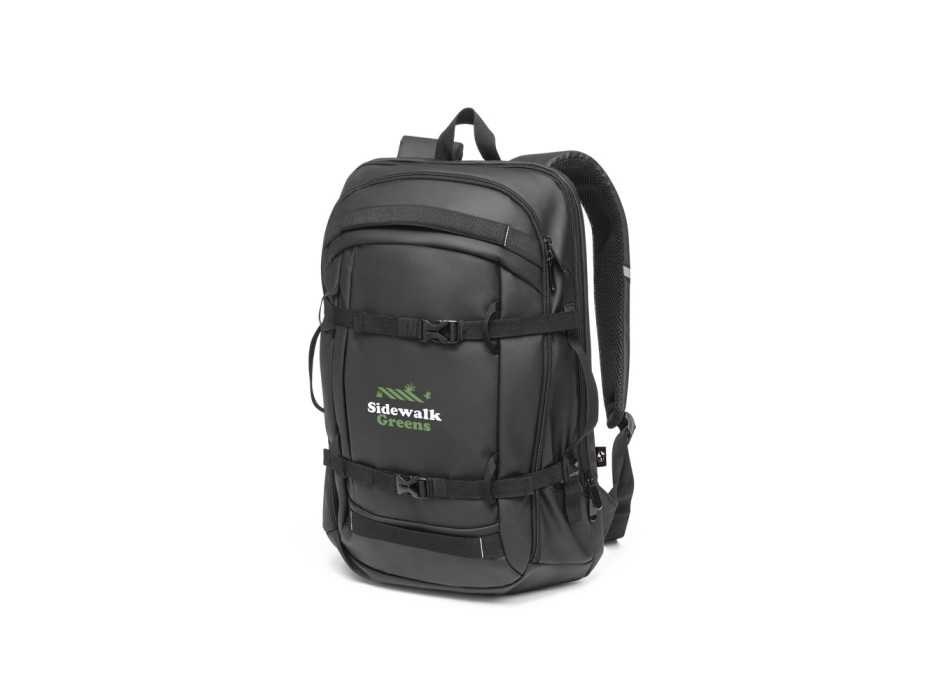 KAMPALA. Zaino porta computer in poliestere riciclato ad alta densità 900D, con il rivestimento resistente all'acqua e la fodera in poliestere riciclato 210D 17'3" FullGadgets.com