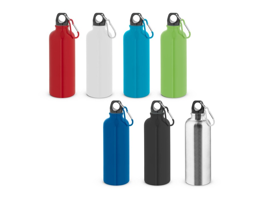 KELCE. Borraccia in acciaio inossidabile con parete singola e moschettone 550 ml FullGadgets.com