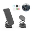 KEPLER. Supporto magnetico per cellulare con sistema di fissaggio a vuoto per superfici lisce e non lisce (rotazione a 360º) FullGadgets.com