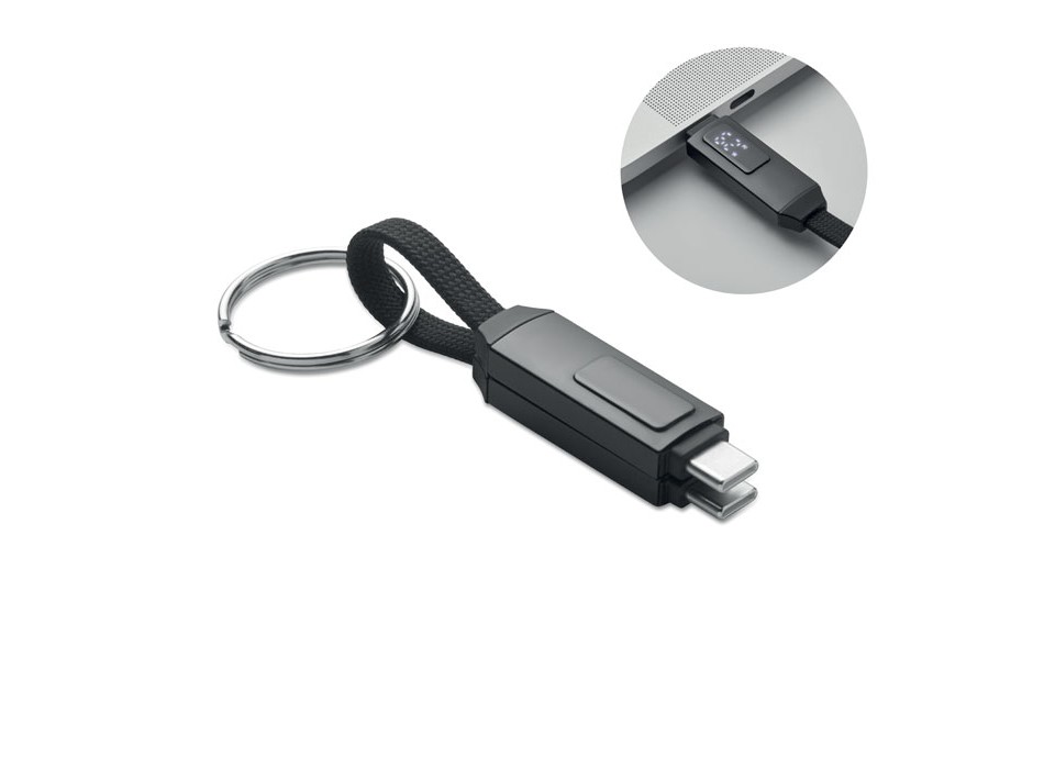 KEYSTO - Portachiavi c/cavo di ricarica FullGadgets.com