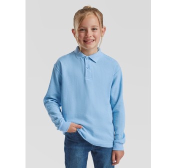 Kids 65/35 Long Sleeve Polo FullGadgets.com