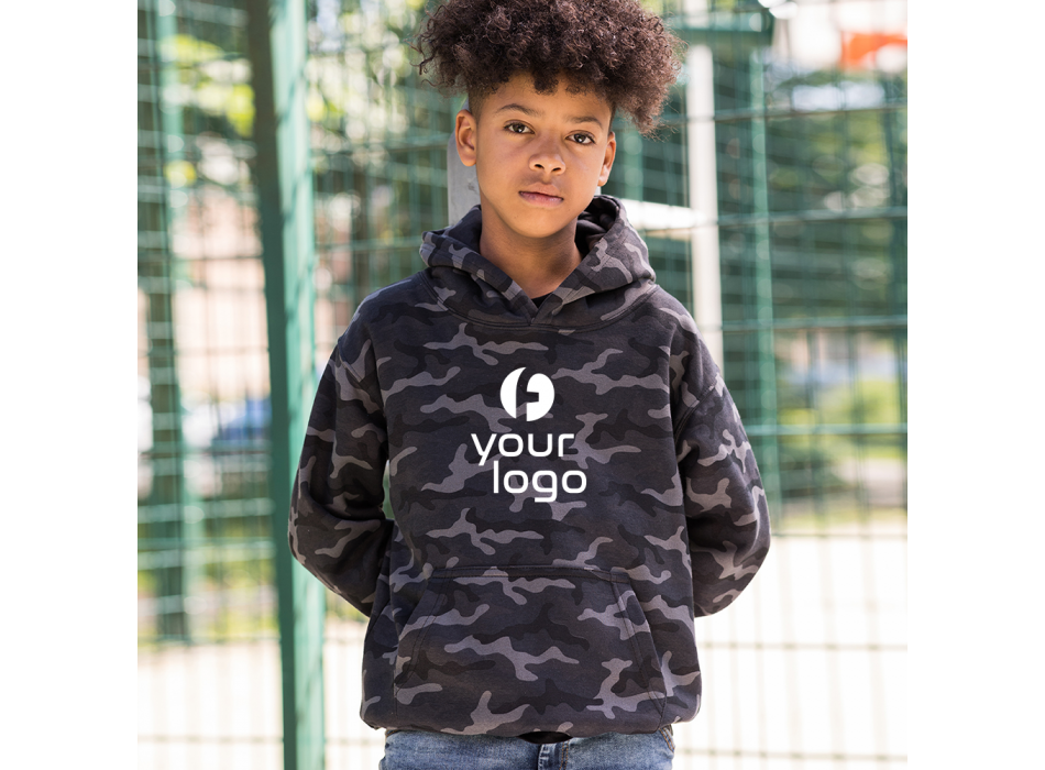 Kids Camo Hoodie70%C30%P FullGadgets.com