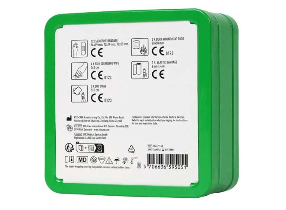 Kit di primo soccorso in scatola di latta Mykit FullGadgets.com