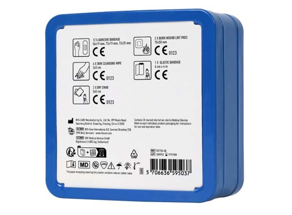 Kit di primo soccorso in scatola di latta Mykit FullGadgets.com