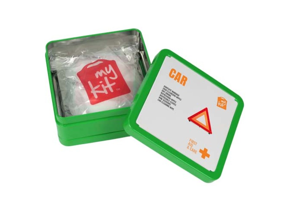Kit di primo soccorso in scatola di latta per auto MyKit FullGadgets.com