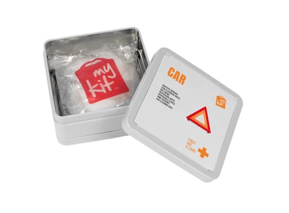 Kit di primo soccorso in scatola di latta per auto MyKit FullGadgets.com