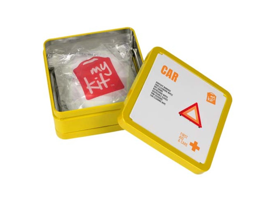 Kit di primo soccorso in scatola di latta per auto MyKit FullGadgets.com