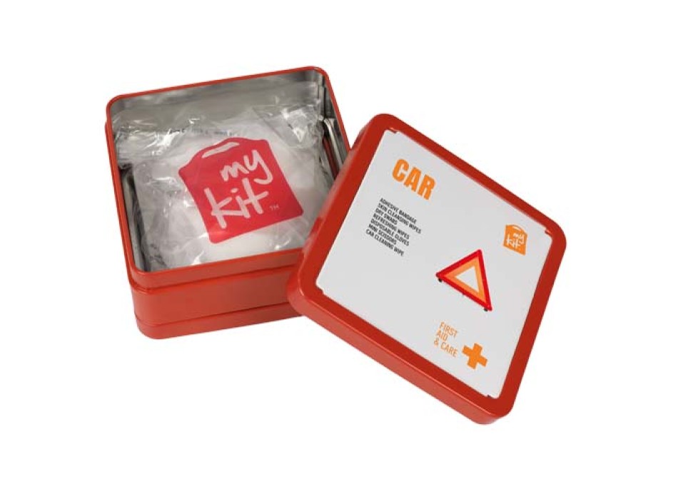 Kit di primo soccorso in scatola di latta per auto MyKit FullGadgets.com