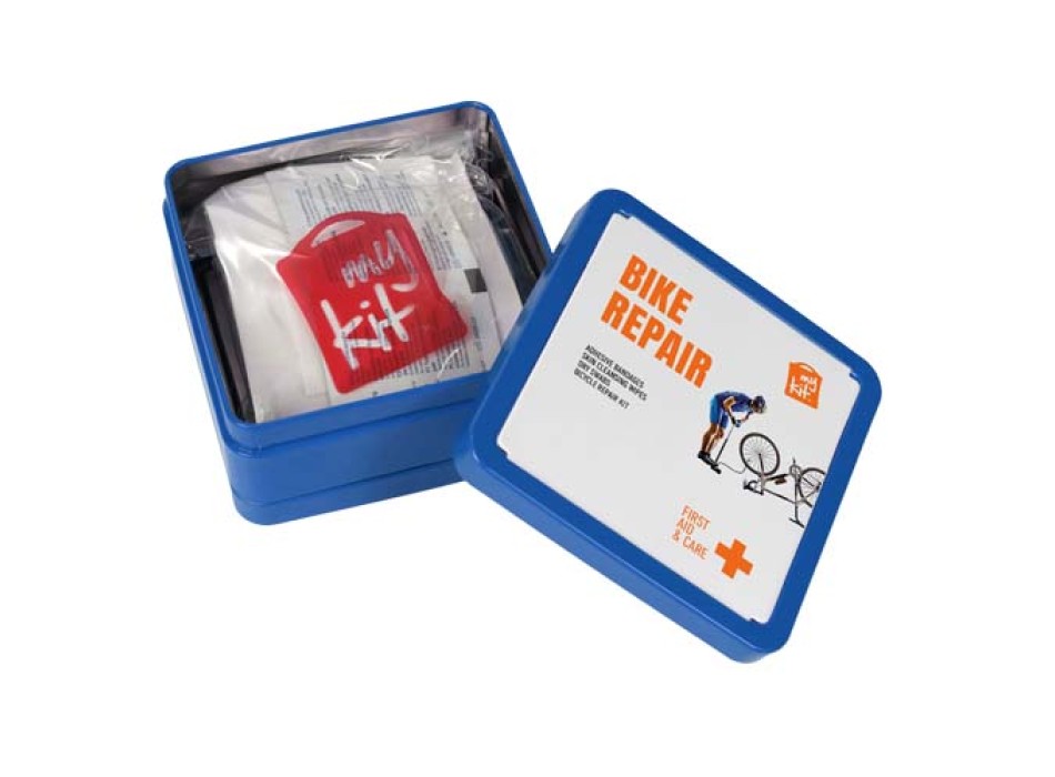 Kit per la riparazione delle biciclette in scatola di latta MyKit FullGadgets.com