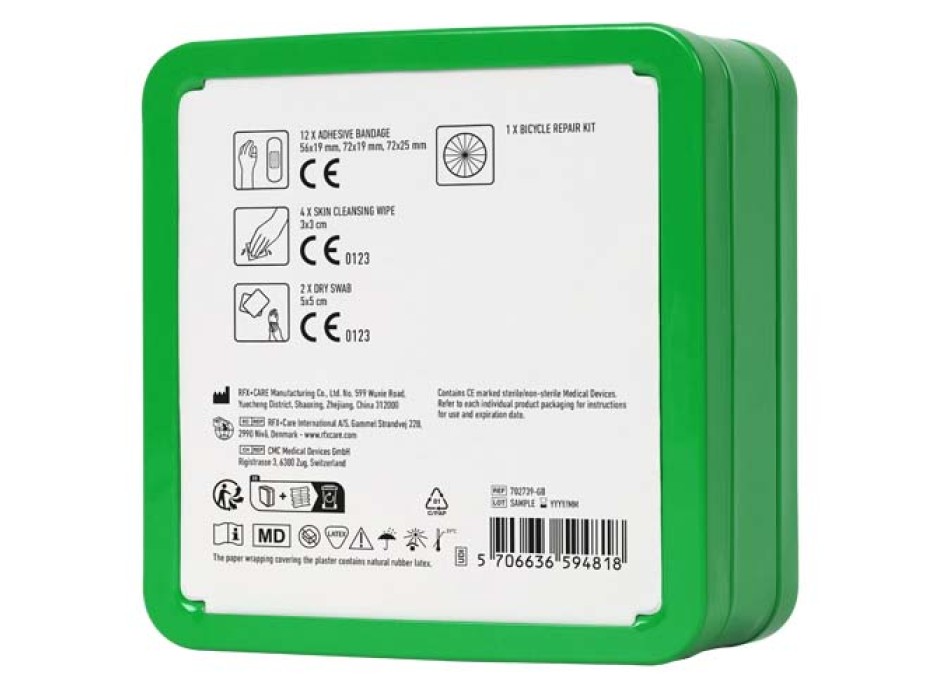 Kit per la riparazione delle biciclette in scatola di latta MyKit FullGadgets.com