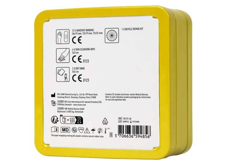 Kit per la riparazione delle biciclette in scatola di latta MyKit FullGadgets.com