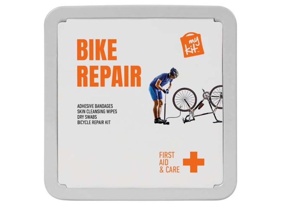 Kit per la riparazione delle biciclette in scatola di latta MyKit FullGadgets.com