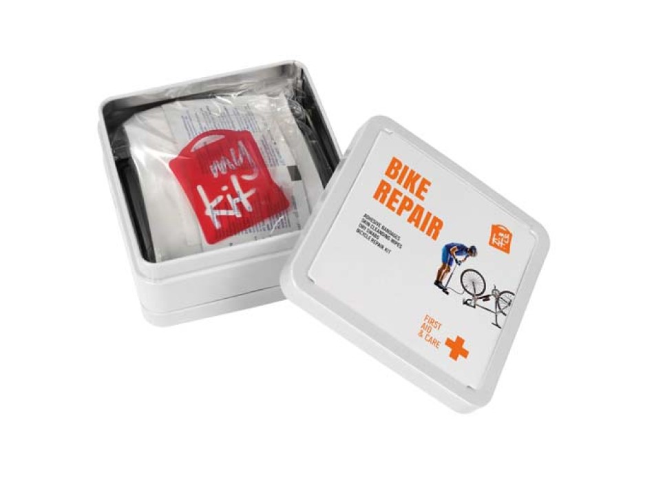 Kit per la riparazione delle biciclette in scatola di latta MyKit FullGadgets.com