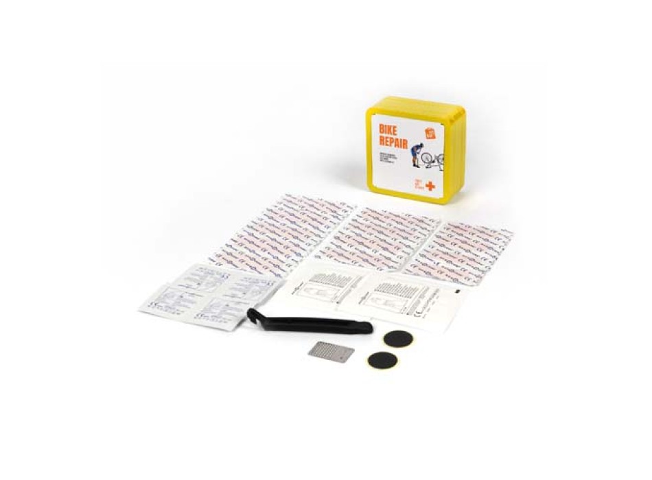 Kit per la riparazione delle biciclette in scatola di latta MyKit FullGadgets.com
