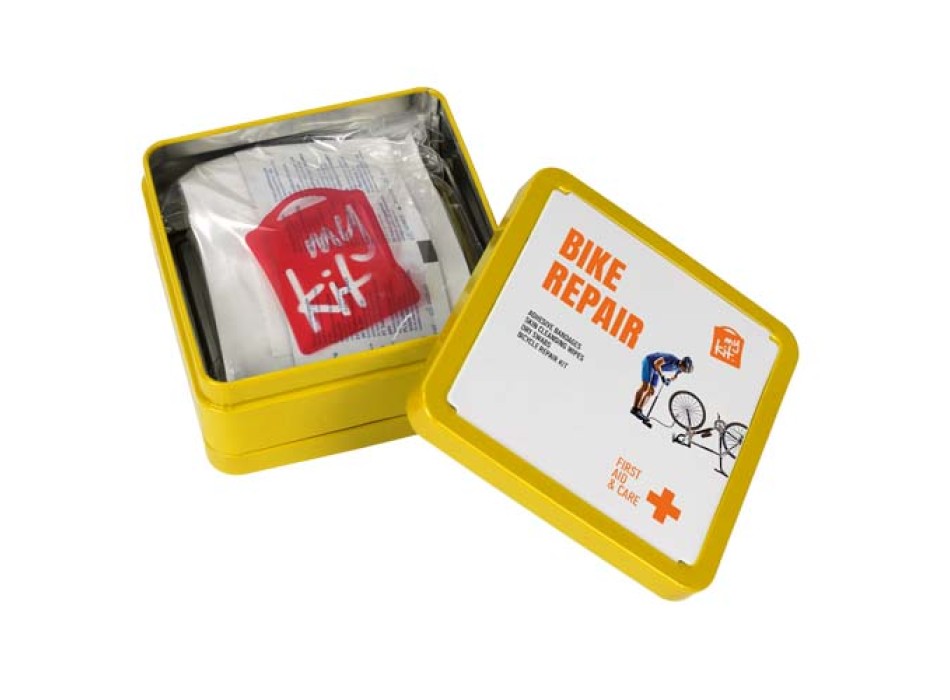 Kit per la riparazione delle biciclette in scatola di latta MyKit FullGadgets.com