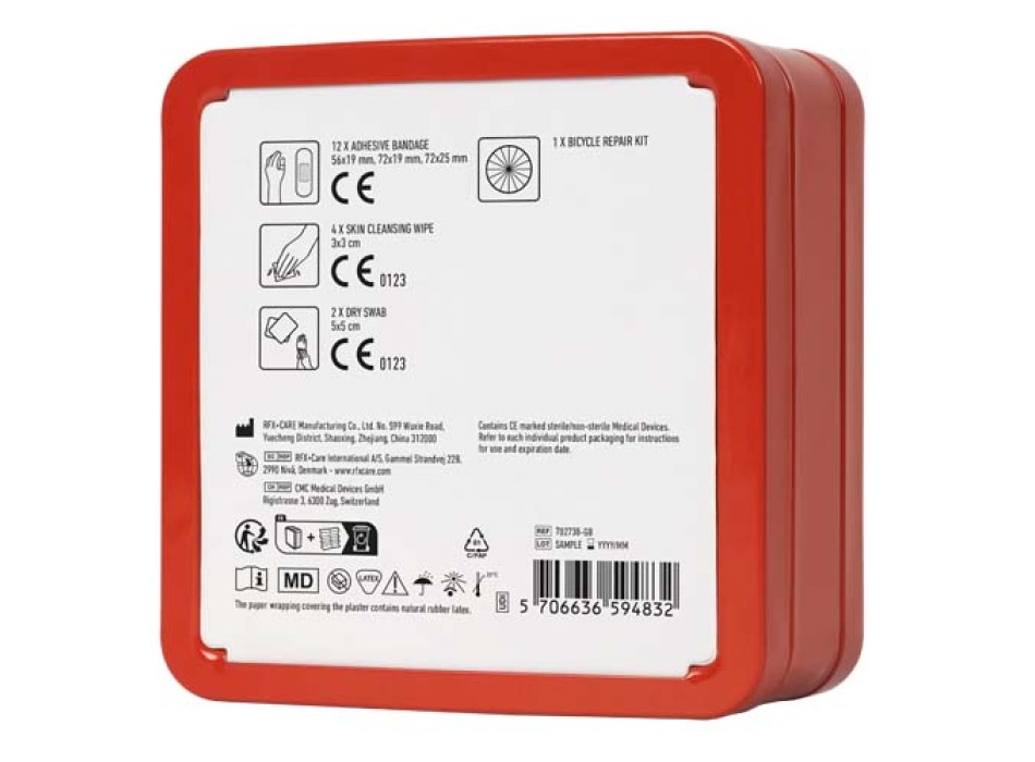 Kit per la riparazione delle biciclette in scatola di latta MyKit FullGadgets.com