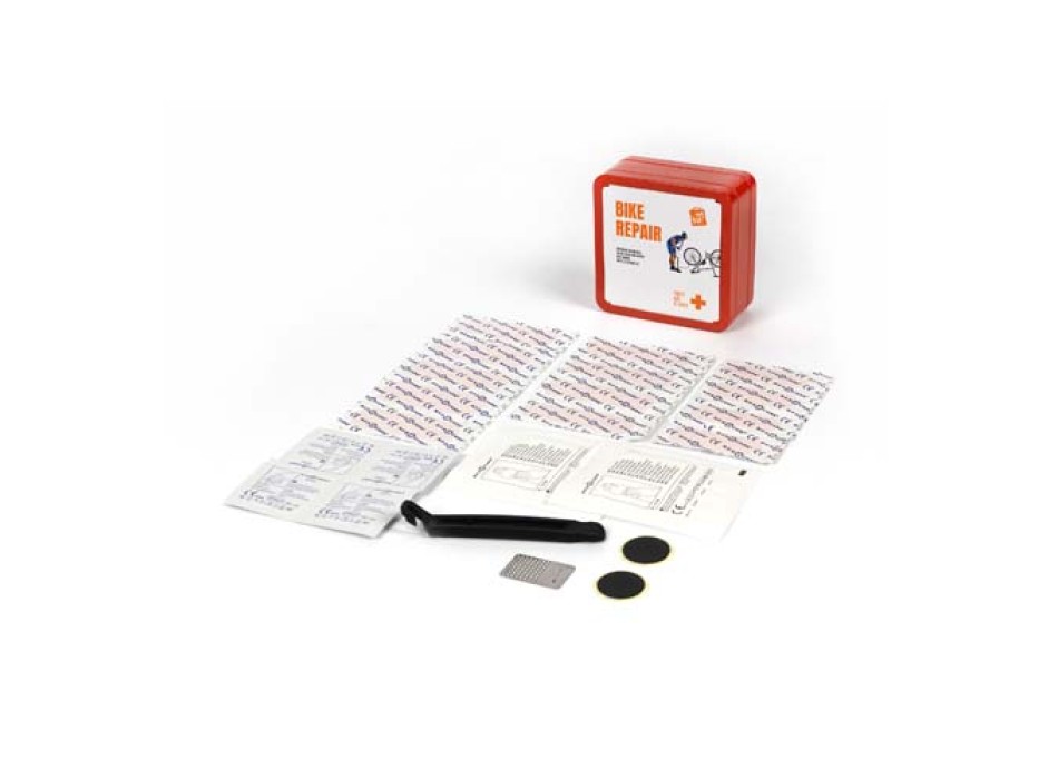 Kit per la riparazione delle biciclette in scatola di latta MyKit FullGadgets.com