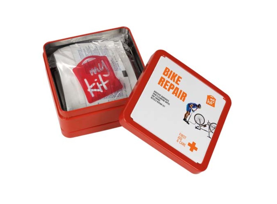Kit per la riparazione delle biciclette in scatola di latta MyKit FullGadgets.com