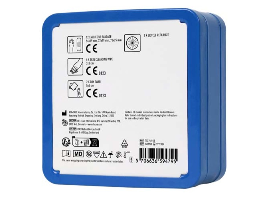 Kit per la riparazione delle biciclette in scatola di latta MyKit FullGadgets.com