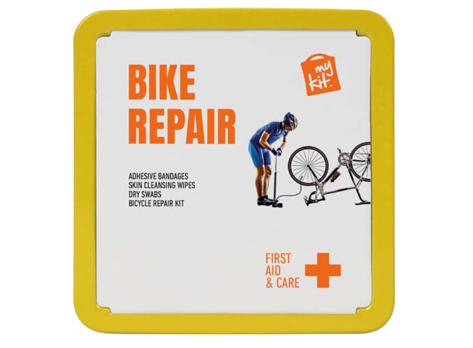 Kit per la riparazione delle biciclette in scatola di latta MyKit FullGadgets.com