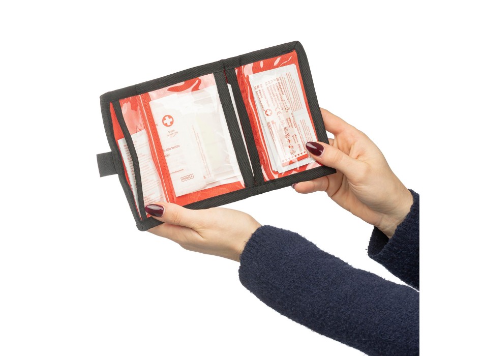 Kit Primo Soccorso in poliestere 600 D rPET Kairo FullGadgets.com