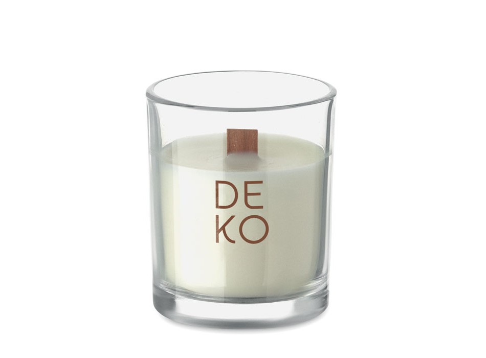 KIVAS WOOD - Candela in cera vegetale 80 gr FullGadgets.com