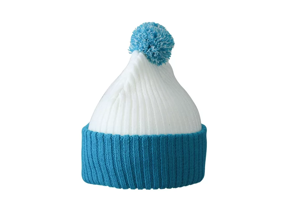 Knitted Cap with Pompon FullGadgets.com