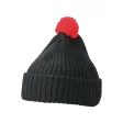 Knitted Cap with Pompon FullGadgets.com