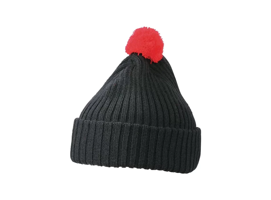 Knitted Cap with Pompon FullGadgets.com