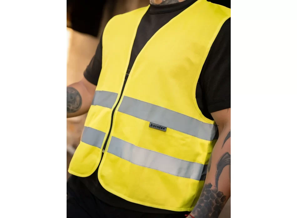 Korntex Safety Vest with Zipper "Cologne" FullGadgets.com