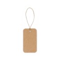 LABEL RECTANGULAR. Etichetta rettangolare realizzata in carta riciclata al 100% (700 g/m²)