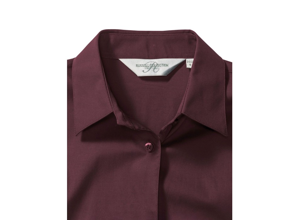 Ladies' 3/4 Sleeve Easy Care Fitted Shirt FullGadgets.com