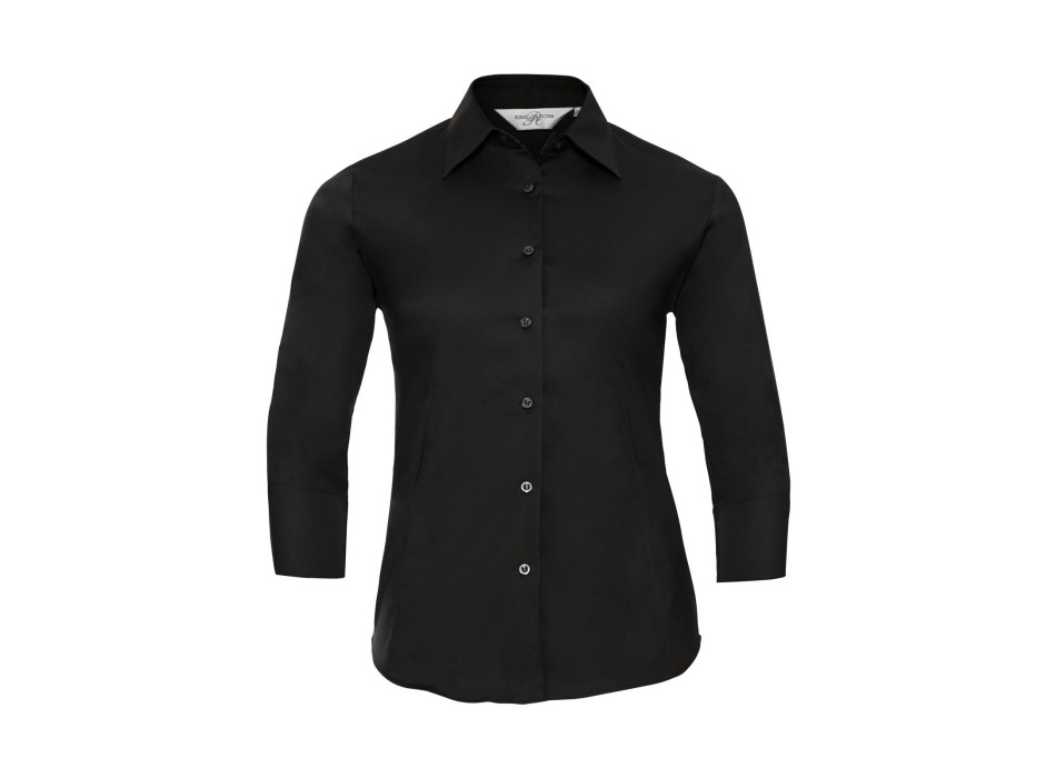 Ladies' 3/4 Sleeve Easy Care Fitted Shirt FullGadgets.com