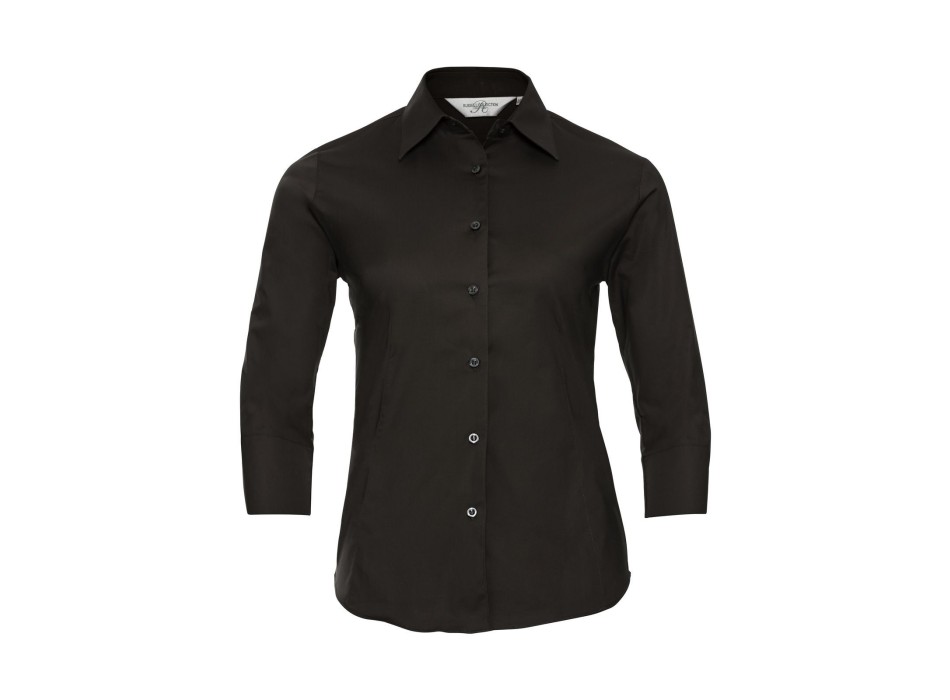 Ladies' 3/4 Sleeve Easy Care Fitted Shirt FullGadgets.com