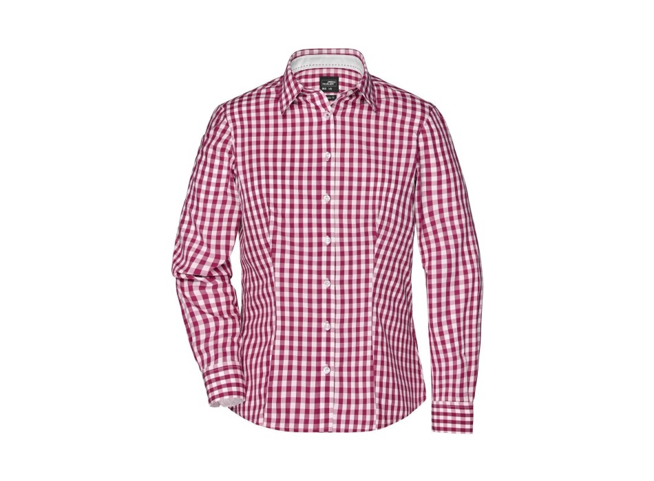 Ladies' Checked Blouse FullGadgets.com